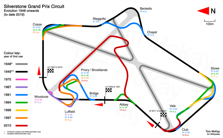 Silverstone Circuit Diagram